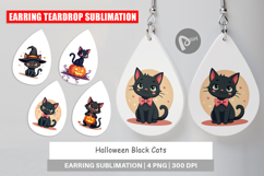 Earring Black Cats Product Image 1