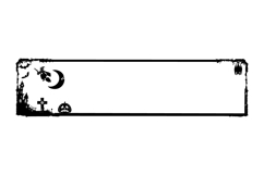 Halloween black illustration frame art template background Product Image 1