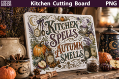Halloween Quote Sublimation | Kitchen Cutting board Product Image 1