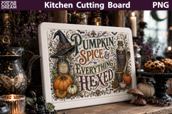 Halloween Quote Sublimation | Kitchen Cutting board Product Image 1