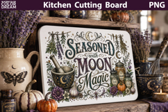 Halloween Quote Sublimation | Witch Kitchen Cutting board Product Image 1