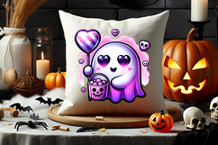 halloween boba ghost png, boba love ghost clipart, cute ghost drinking boba, kawaii halloween sublimation, spooky ghost with boba png, halloween sublimation clipart, ghost tea clipart, trendy halloween ghost png, pastel halloween ghost, halloween cute gho