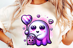 halloween boba ghost png, boba love ghost clipart, cute ghost drinking boba, kawaii halloween sublimation, spooky ghost with boba png, halloween sublimation clipart, ghost tea clipart, trendy halloween ghost png, pastel halloween ghost, halloween cute gho