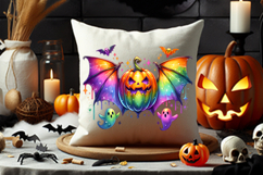 halloween bat cute ghost png, cute halloween ghost clipart, kawaii ghost with bats design, halloween spooky ghost printable, halloween ghost sublimation png, bat and ghost halloween art, spooky cute ghost illustration, halloween ghost with bat clipart, ha