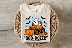 Halloween Boo Dozer PNG Product Image 2