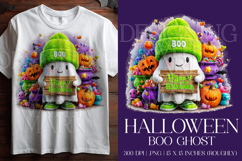 Happy Halloween Ghost Graphic, Halloween PNG, Boo Ghost, g3 Product Image 1