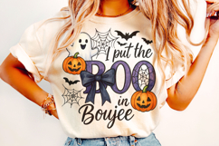 I Put The Boo In Boujee PNG, Spooky PNG, Halloween PNG, Fall Product Image 2