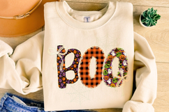Boo Lace PNG, Ghost PNG, Halloween PNG, Spooky PNG, Pumpkin Product Image 4