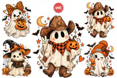 Trending Halloween Boo PNG, Preppy Halloween Boo Png Product Image 1