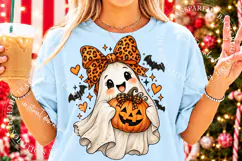 Trending Halloween Boo PNG, Preppy Halloween Boo Png Product Image 2