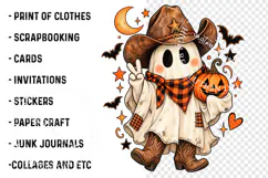 Trending Halloween Boo PNG, Preppy Halloween Boo Png Product Image 3