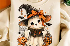 Trending Halloween Boo PNG, Preppy Halloween Boo Png Product Image 5