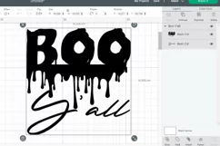 Halloween Boo SVG Cut File Boo Y'all SVG Trick Or Treat