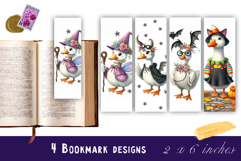 Halloween Goose Bookmark Collection PNG, Printable Product Image 1