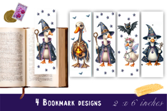 Halloween Goose Bookmark Collection PNG, Printable Product Image 1