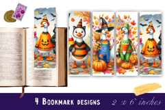 Halloween Goose Bookmark Collection PNG, Printable Product Image 1