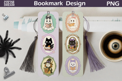 Halloween Bookmarks | Retro Halloween Frames Bookmark Product Image 1