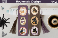 Halloween Bookmarks | Retro Halloween Frames Bookmark Product Image 1