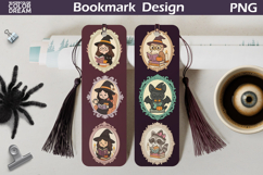 Halloween Bookmarks Bundle | Retro Halloween Frames Bookmark Product Image 8