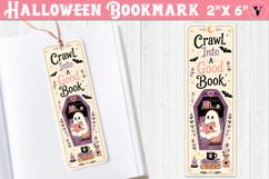 Halloween Bookmark | Spooky Bookish Bookmark, Ghost Reading Product Image 1