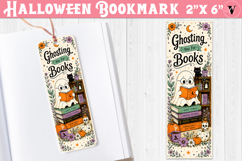 Halloween Bookmark | Spooky Bookish Bookmark, Ghost Reading Product Image 1