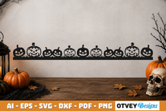 Halloween Border SVG Cut File Product Image 3