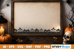 Halloween Border SVG Cut File Product Image 1
