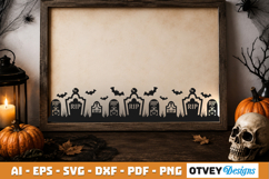 Halloween Border SVG Cut File Product Image 2