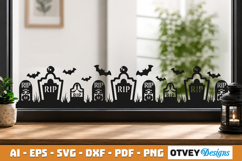 Halloween Border SVG Cut File Product Image 1