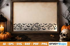 Halloween Border SVG Cut File Product Image 2