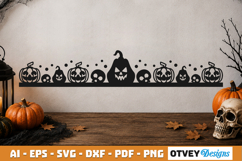 Halloween Border SVG Cut File Product Image 3
