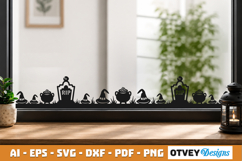 Halloween Border SVG Cut File Product Image 2