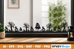 Halloween Border SVG Cut File Product Image 1