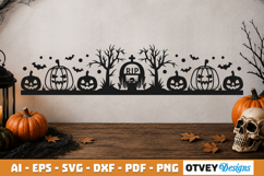 Halloween Border SVG Cut File Product Image 1