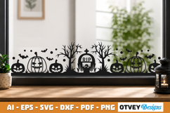 Halloween Border SVG Cut File Product Image 3