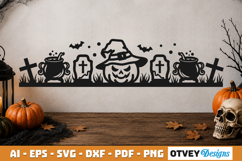 Halloween Border SVG Cut File Product Image 2