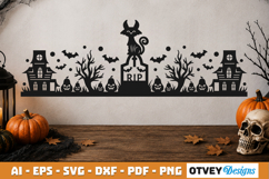 Halloween Border SVG Cut File Product Image 3