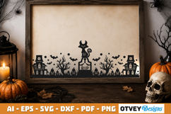 Halloween Border SVG Cut File Product Image 2