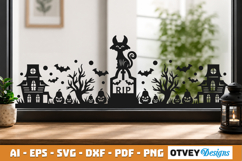 Halloween Border SVG Cut File Product Image 1