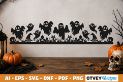Halloween Border SVG Cut File Product Image 3