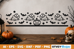 Halloween Border SVG Cut File Product Image 1