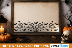 Halloween Border SVG Cut File Product Image 2