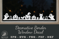 Halloween Border Window Decal SVG Product Image 1