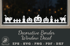 Halloween Border Window Decal SVG Product Image 1