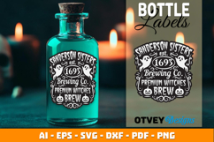 Halloween Bottle Labels | Witch Potion Label Product Image 3