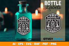 Halloween Bottle Labels | Witch Potion Label Product Image 2