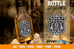 Halloween Bottle Labels | Witch Potion Label Product Image 3