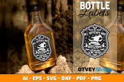 Halloween Bottle Labels | Witch Potion Label Product Image 3