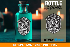 Halloween Bottle Labels | Witch Potion Label Product Image 1