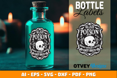 Halloween Bottle Labels | Witch Potion Label Product Image 3